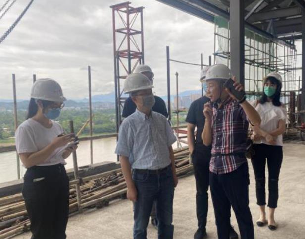 尊龙集团官网集团辅导赴锦江嘉州宾馆视察施工 刷新项目