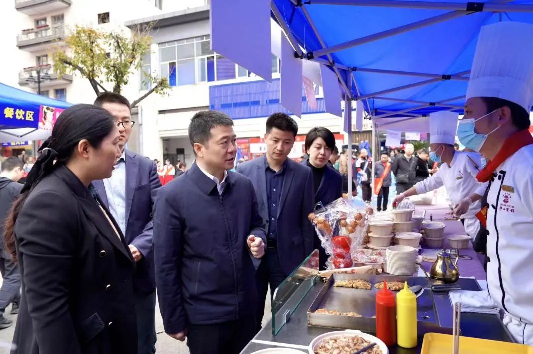 省尊龙集团官网集团查抄督导2024锦江宾馆春季酒类商务洽谈会现场工作